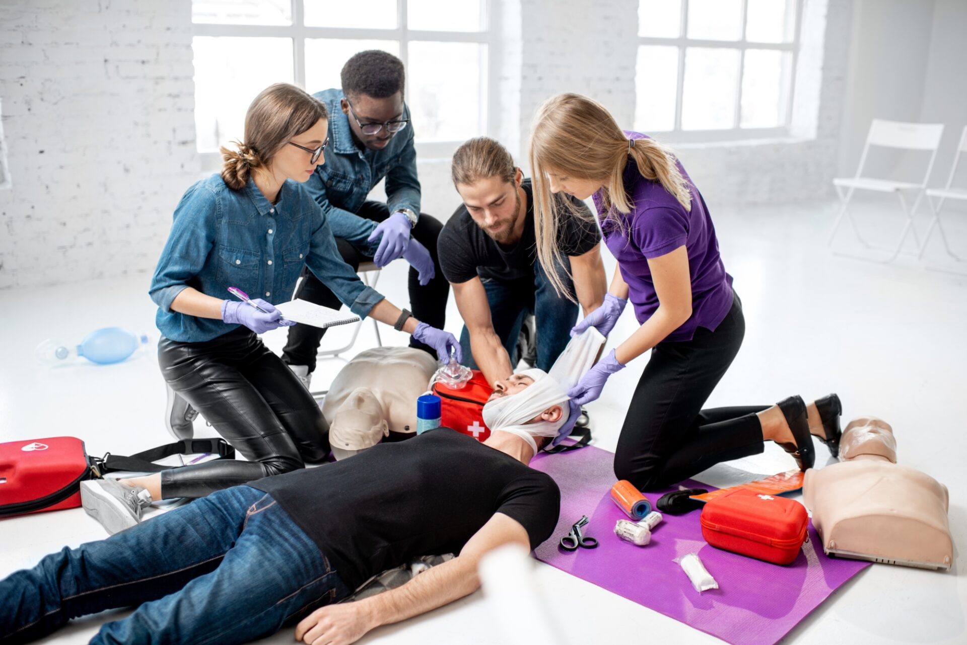 First aid training