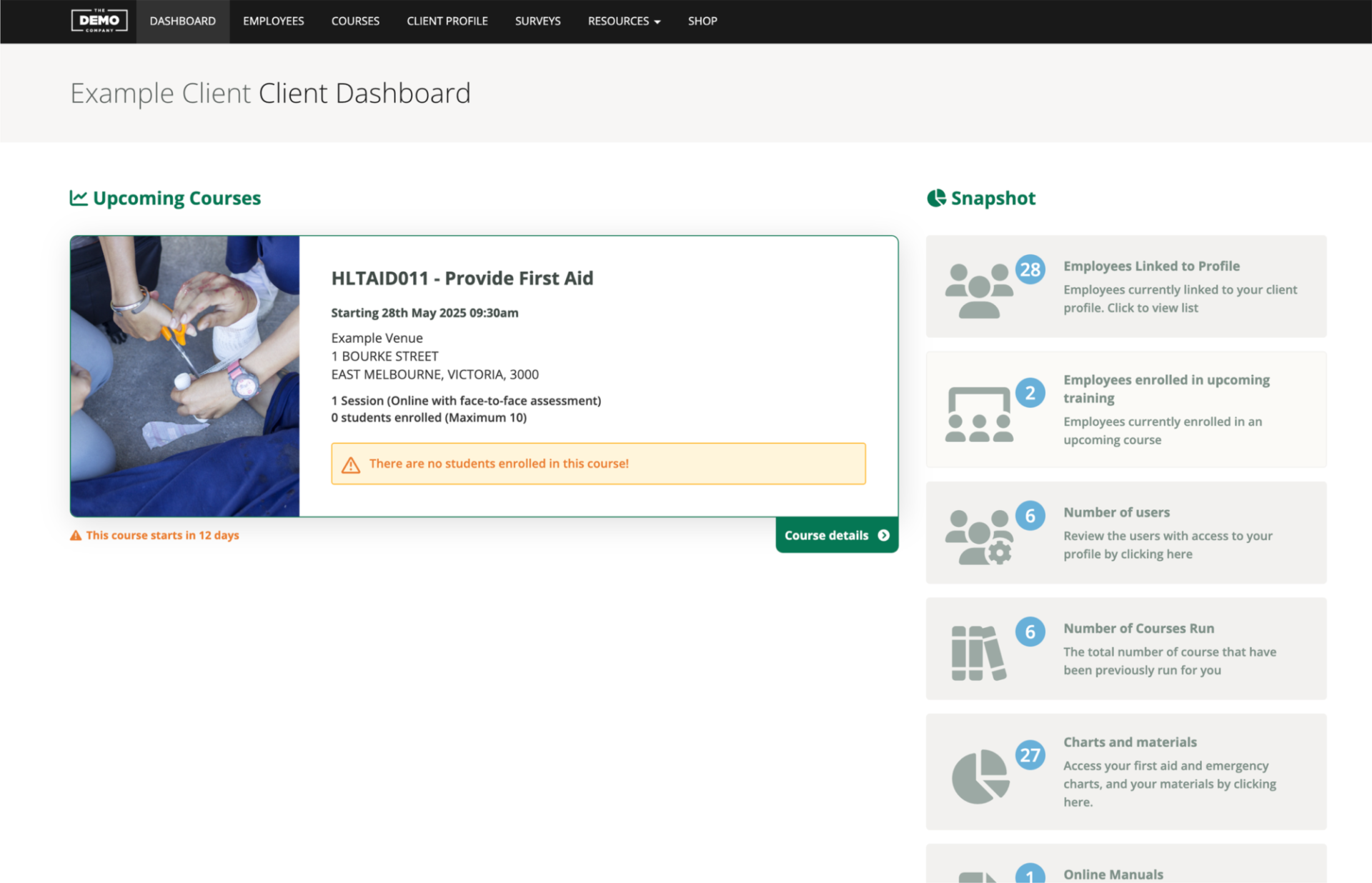 Client portal